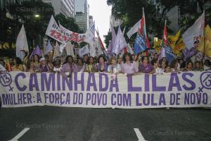 CAMPANHA PRESIDENCIAL LULA  - DIA LILÁS 
