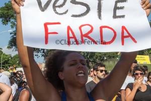 PROTESTO CONTRA O ASSASSINATO DE MARIELLE FRANCO