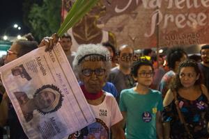 MARCHA TAMBORES POR MARIELLE E ANDERSON, 1 MÊS DE LUTA