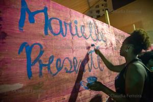 MARCHA TAMBORES POR MARIELLE E ANDERSON, 1 MÊS DE LUTA