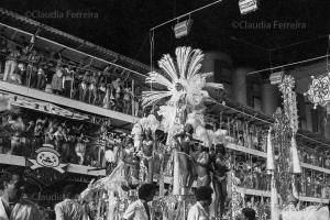 Parade of Recreative Society  Samba School Beija-Flor de Nilópolis. 