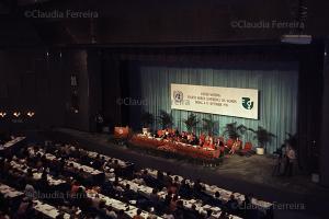 IV Conferência Mundial da Mulher. Centro Internacional de Convenções.