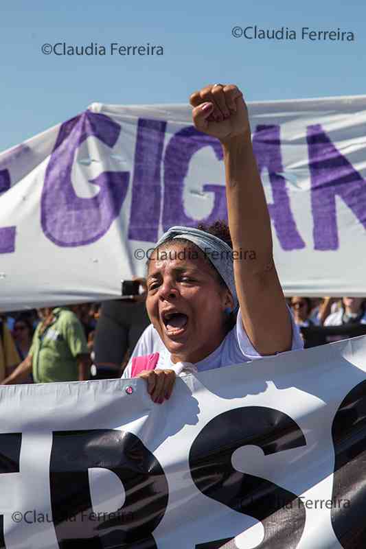 PROTESTO CONTRA O ASSASSINATO DE MARIELLE FRANCO