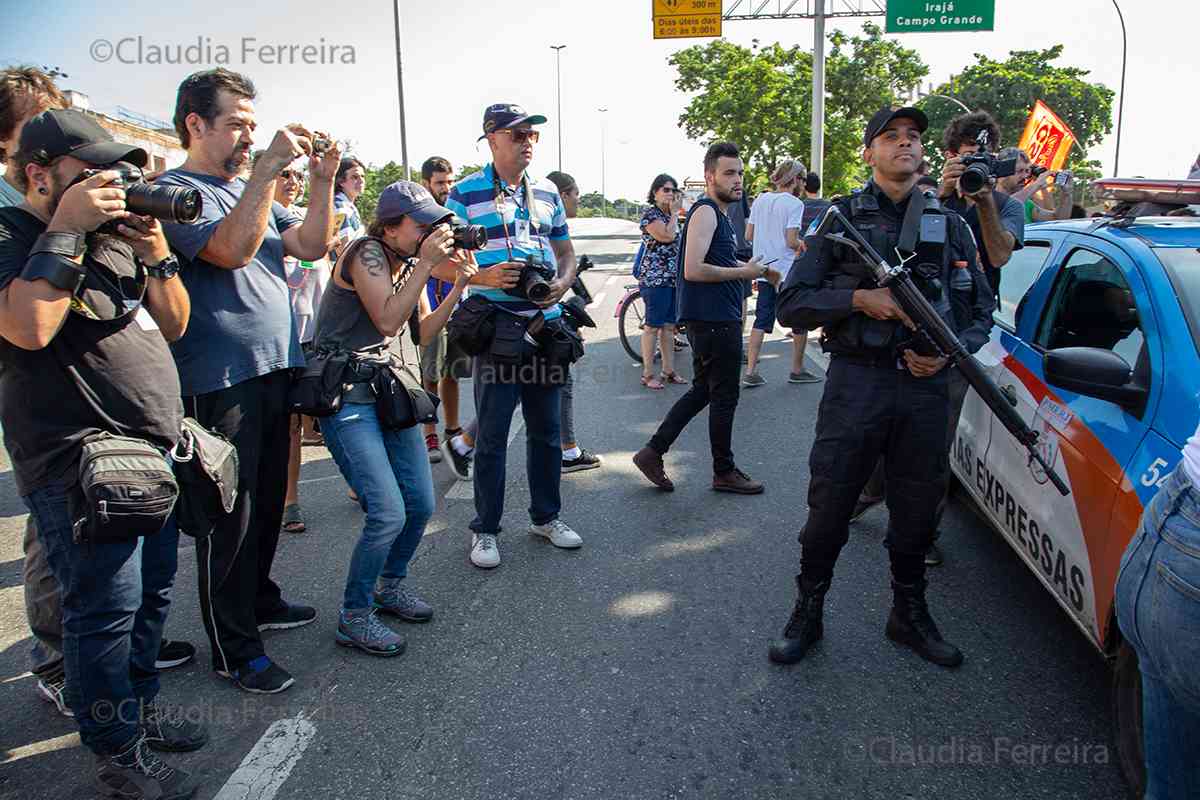 PROTESTO CONTRA O ASSASSINATO DE MARIELLE FRANCO