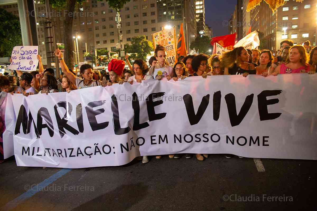 MANIFESTAÇÃO MARIELLE VIVE