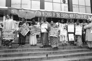 Demonstrators At The Fourth World Conference On Women