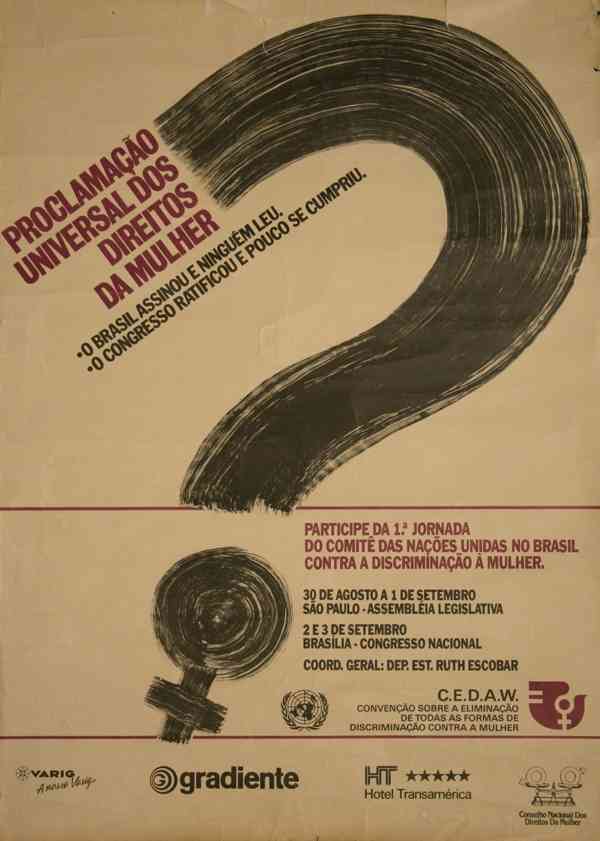 1a. JORNADA DO COMITÊ DAS NAÇÕES UNIDAS NO BRASIL CONTRA A DISCRIMINAÇÃO À MULHER